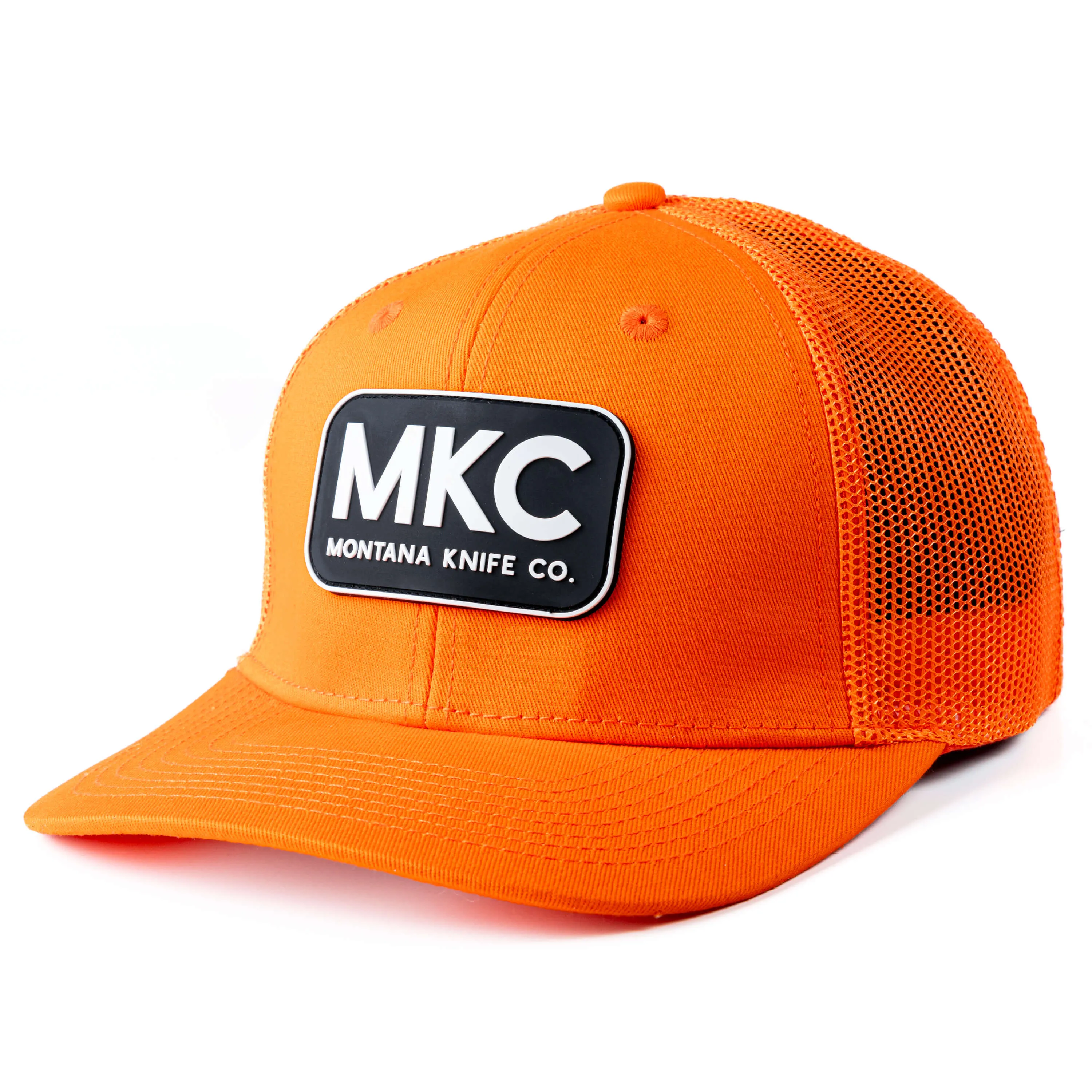 BLAZE ORANGE MKC LOGO HAT