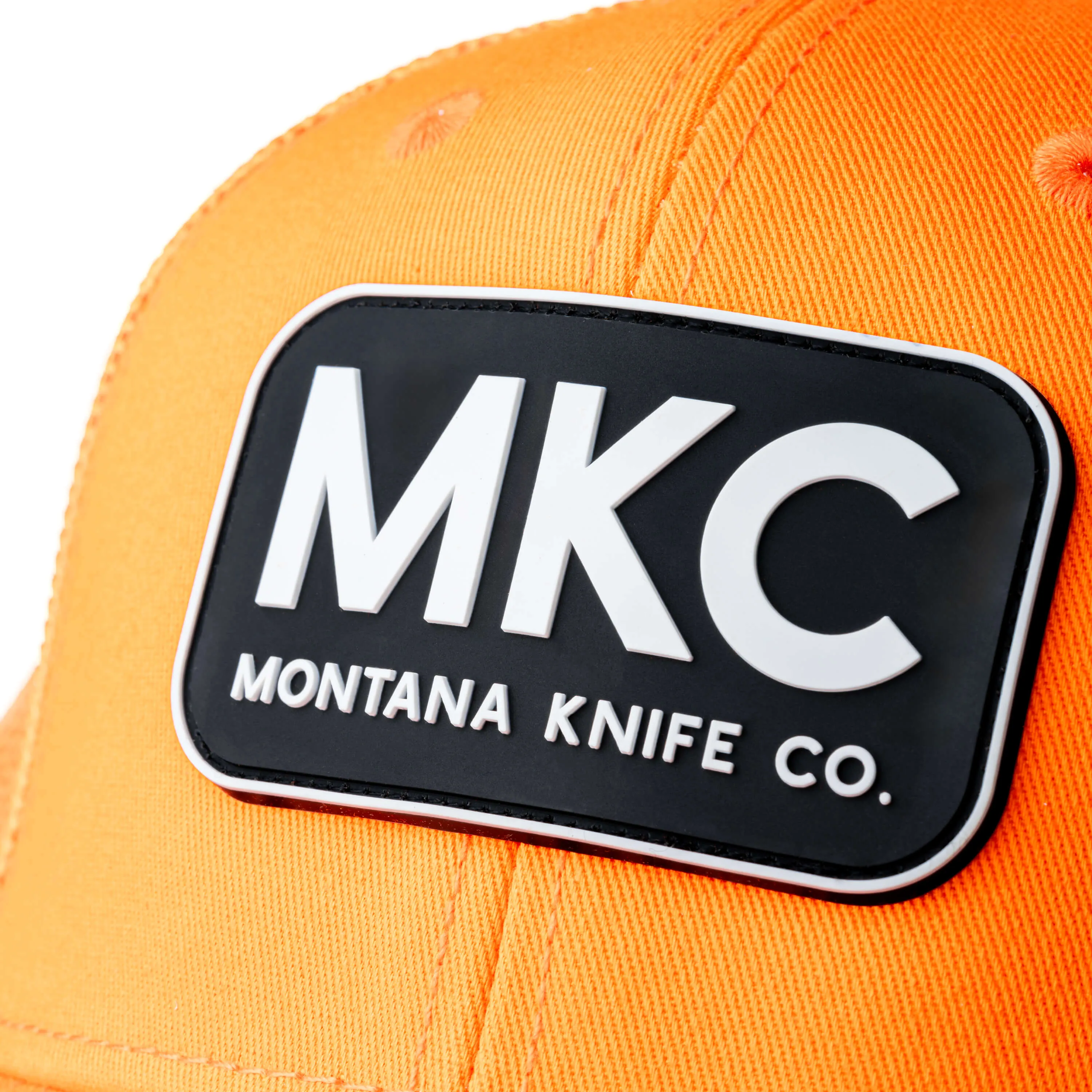 BLAZE ORANGE MKC LOGO HAT