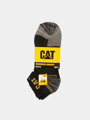 Caterpillar Men's Workwear Sneaker Socks (3 Pack)