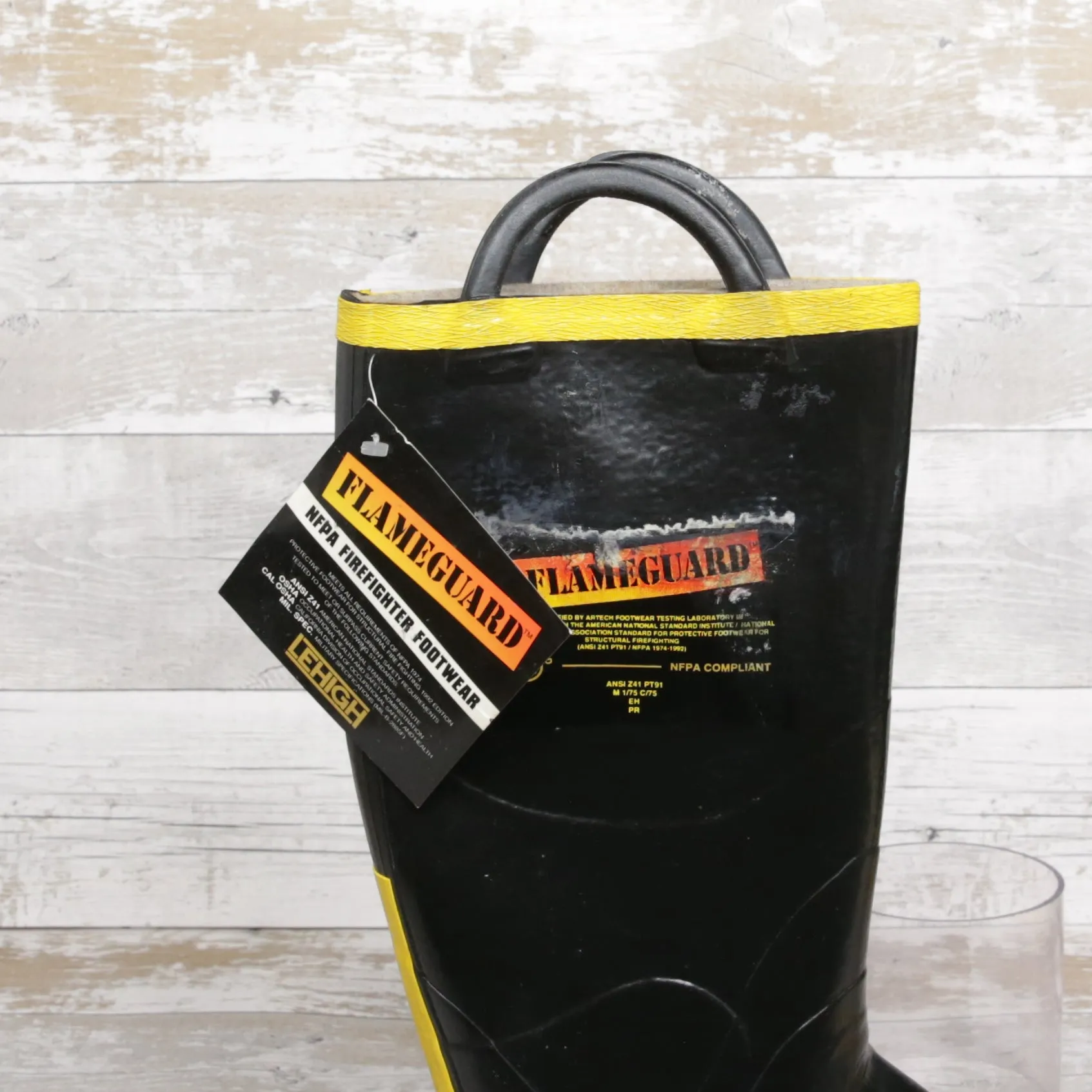 De-Branded Flameguard Safety Wellington Boots UK7