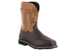 Hoss Showdown Composite Toe Western Boot Brown