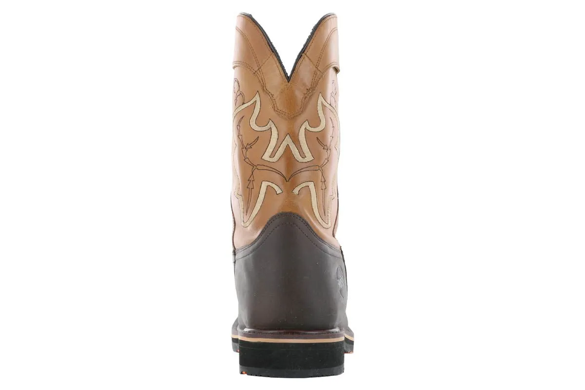 Hoss Showdown Composite Toe Western Boot Brown