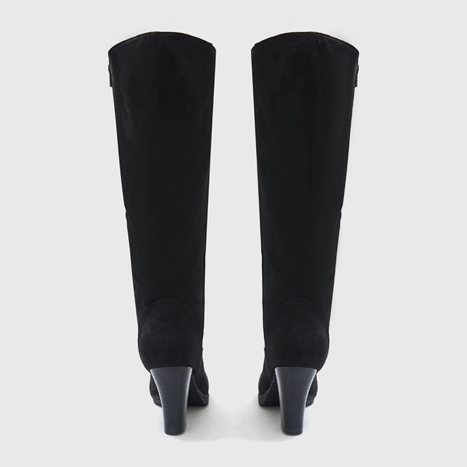 Knee High Boots With Side Zipper