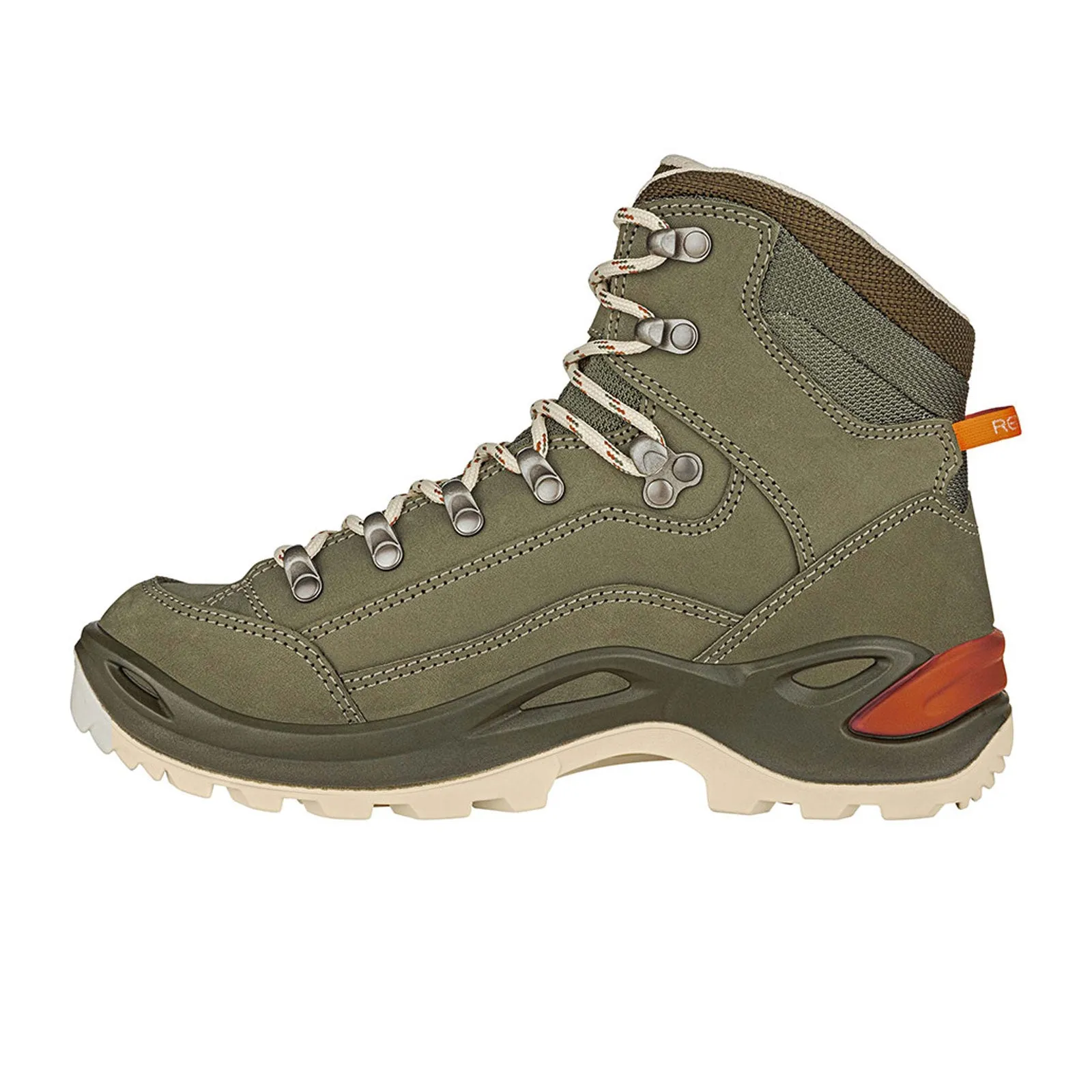 Lowa Renegade GTX Mid Hiking Boot (Women) - Grey Green/Panna