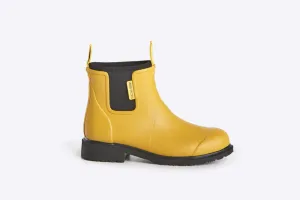 Merry People Bobbi Gumboot | Mustard & Black (Enhanced Traction)