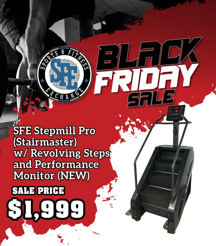 SFE Stepmill Pro (Stairmaster) w/ Revolving Steps and Performance Monitor (NEW)