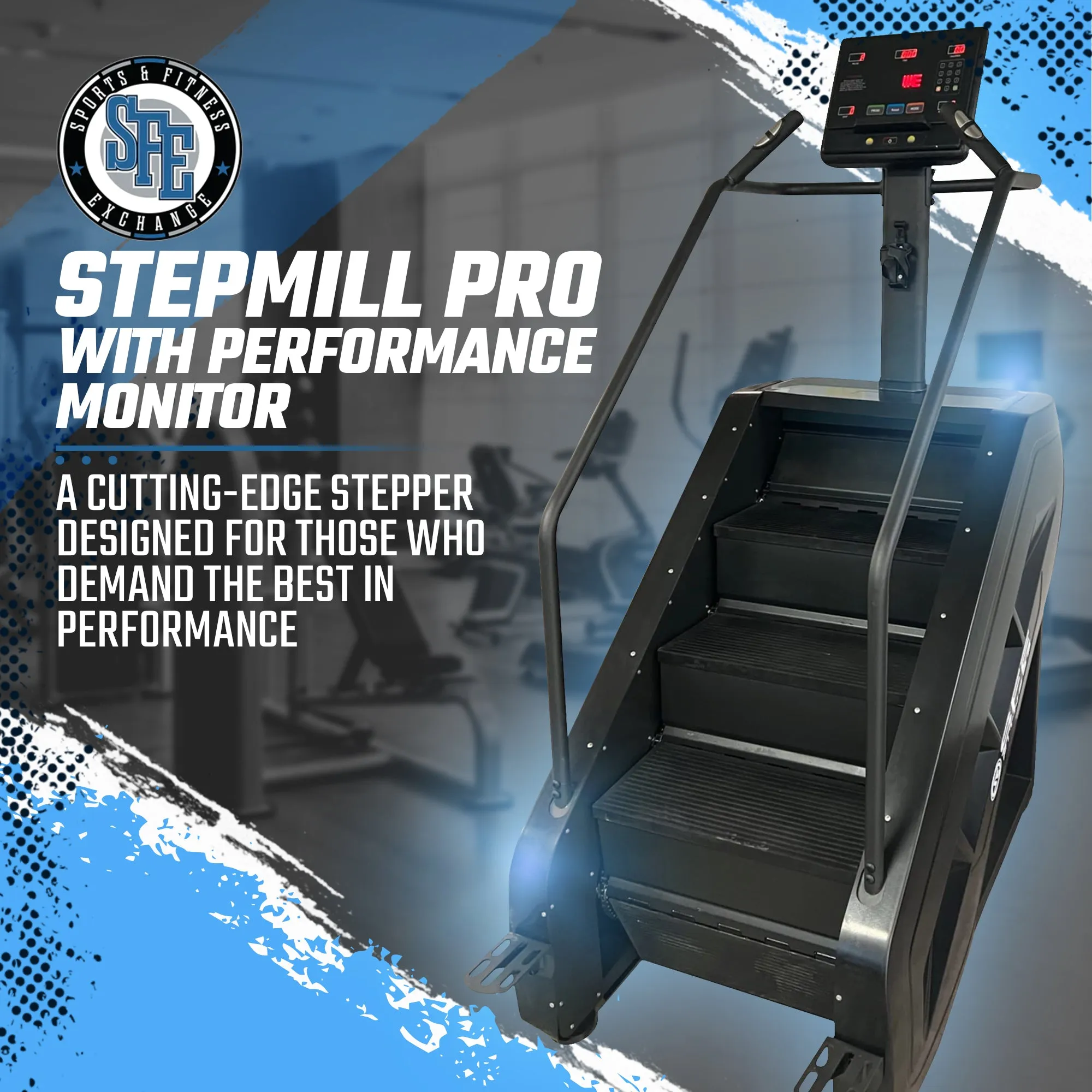 SFE Stepmill Pro (Stairmaster) w/ Revolving Steps and Performance Monitor (NEW)