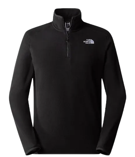 The North Face 100 Glacier 1/4 Zip Mens TNF Black