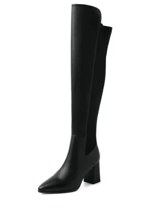 USS Shoes Safiro Women's Over The Knee Leather Boots