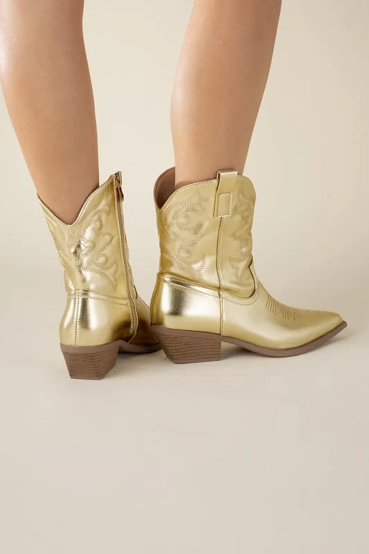 WILLA-1 Western Booties